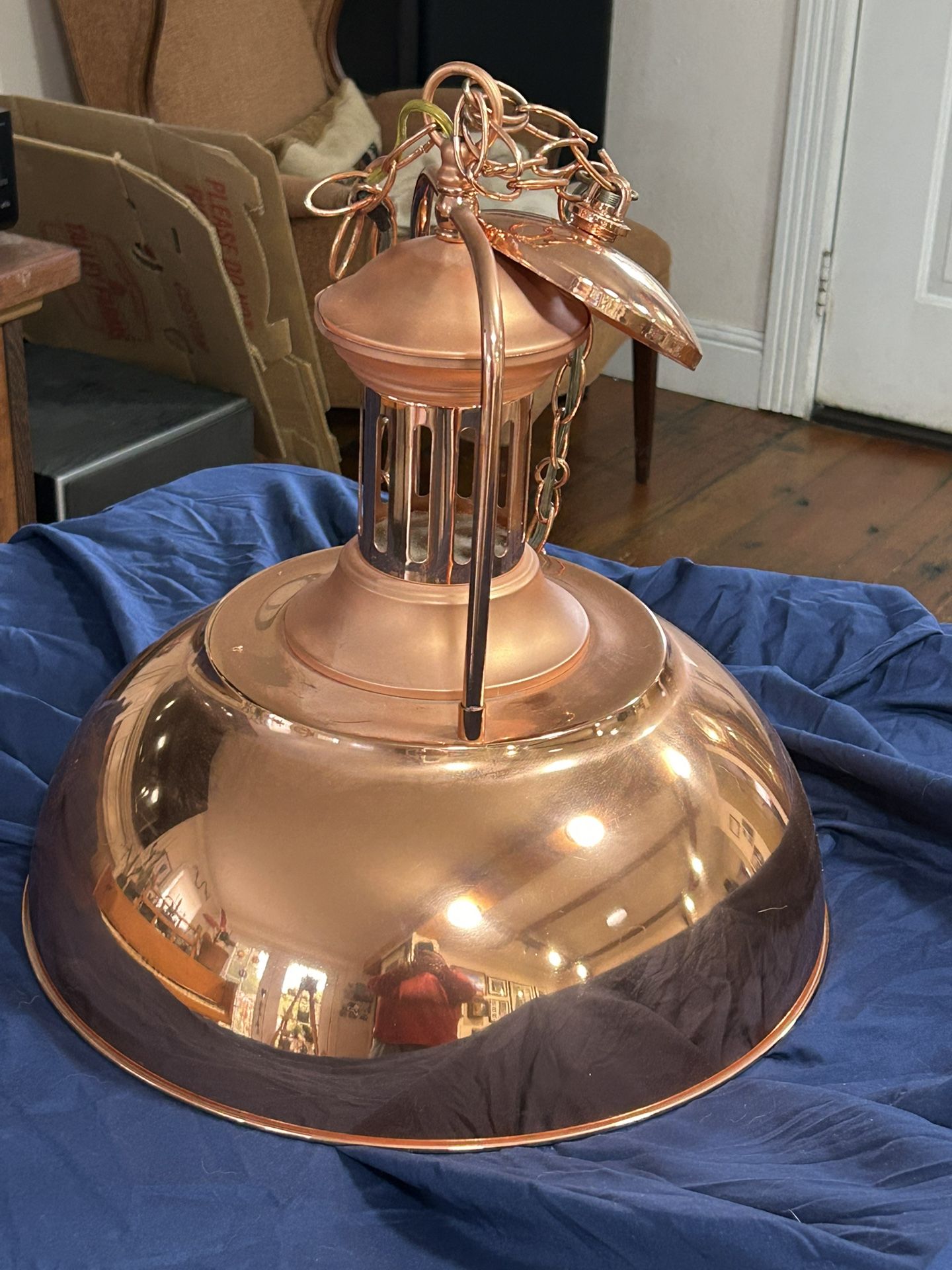 Copper Finish Captain’s Lamp