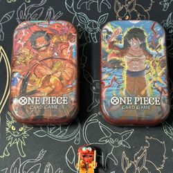 One Piece Card Game Tin Pack Set 1 (x2) – Sealed Booster Packs + Promo Cards – Bandai TCG