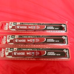 DIABLO 9 in. 8 TPI AMPED Steel Demon Carbide Teeth Reciprocating Saw Blades for Thick Metal (9blades total