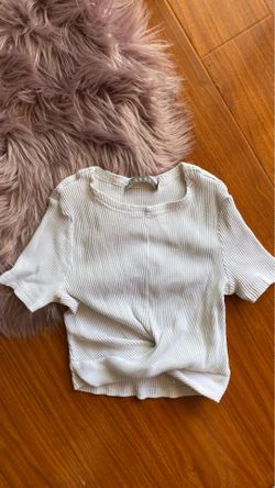 White crop top