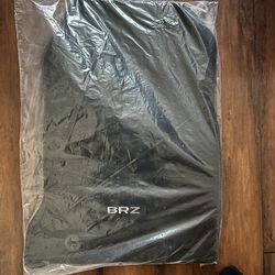 Subaru Carpeted Floor Mats Black With BRZ Logo And Red Stitching - J501SCC010