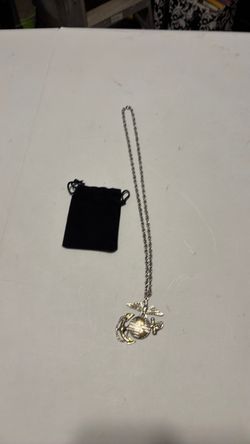 Marine corps necklace