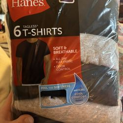 New Hanes Tagless T Shirts Pack Of 6 Size 2X