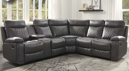 AVAILABLE SECTIONAL RECLINER. $53 DOWN PAYMENT