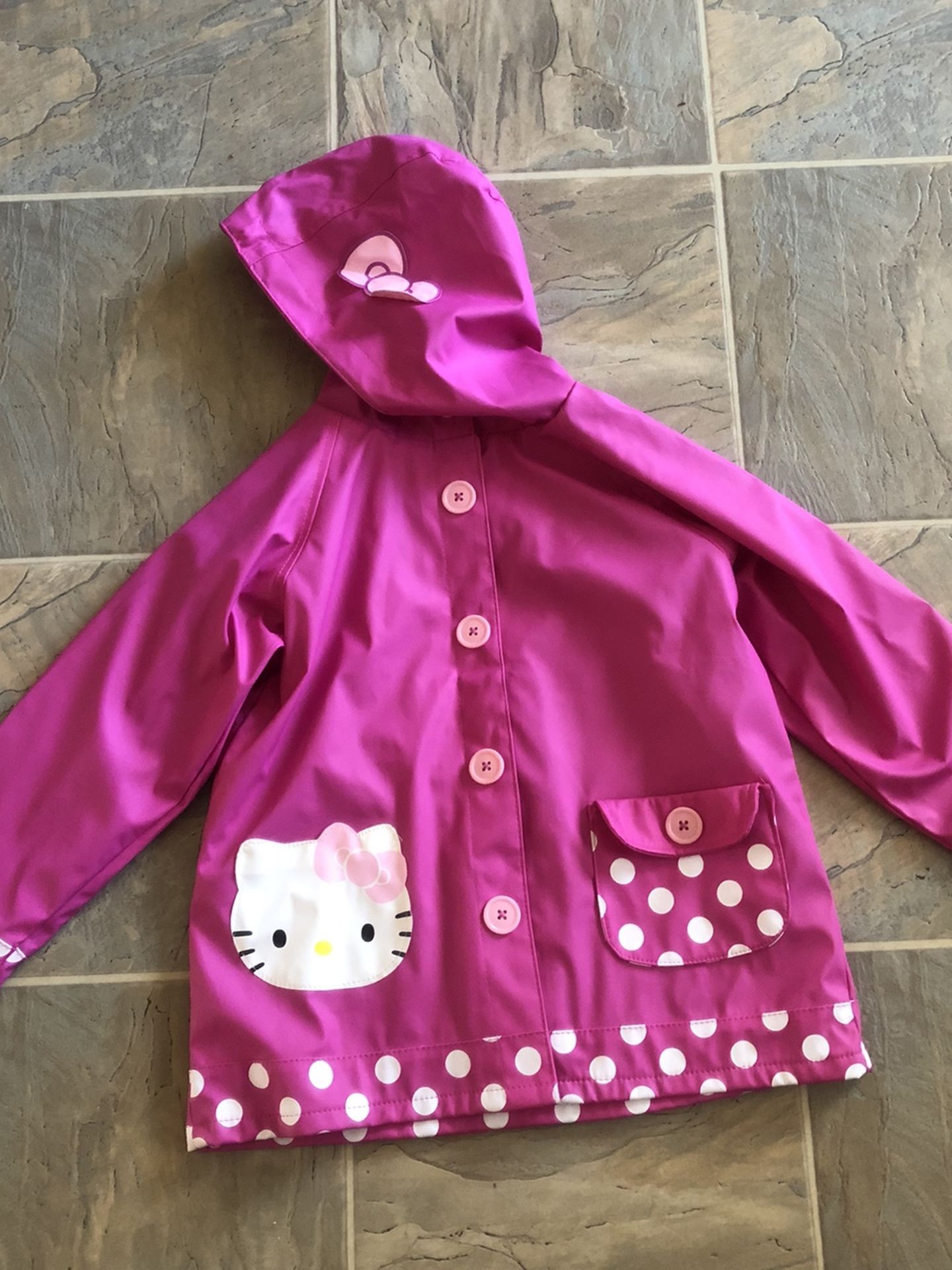 Raincoat Hello Kitty, Like New!!