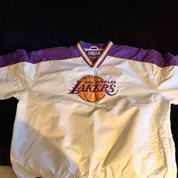 Vintage lakers windbreaker sweater