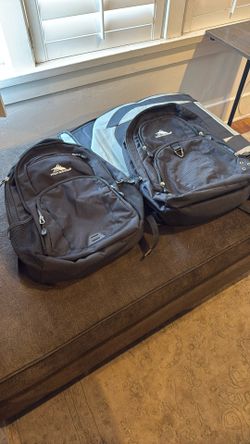 2 Like New High Sierra Backpacks $10 And $15