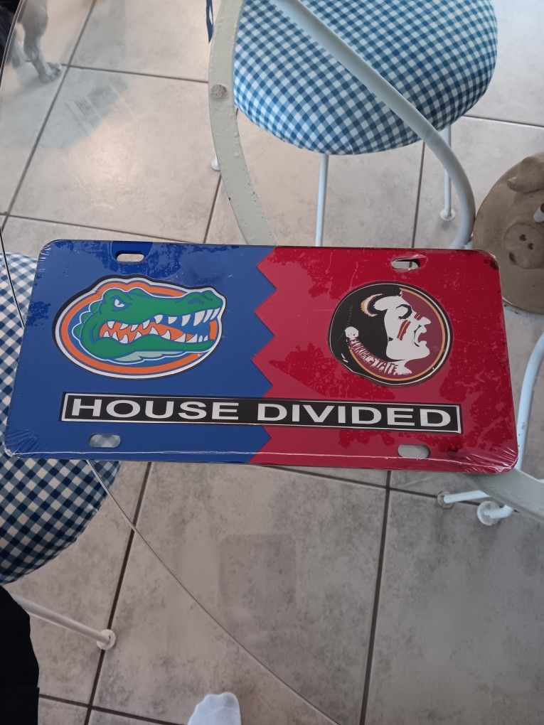 House Divided Florida/ Florida State Plate Cover