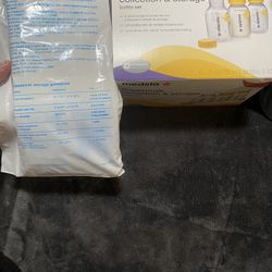 Medela Breast Pump, Bottles And Storage Bags
