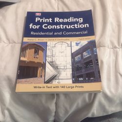 Print Reading For Construction Book