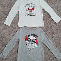 Christmas Shirts Size 5T