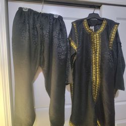 4 piece African pant set