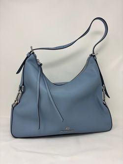Michael Kors Blue Leather Shoulder Bag