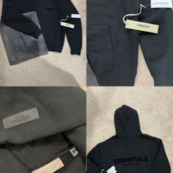 ESSENTIALS Fear Of God ~ Black Hoodie ~ 80$ Deal ~ XS, Small And Large!