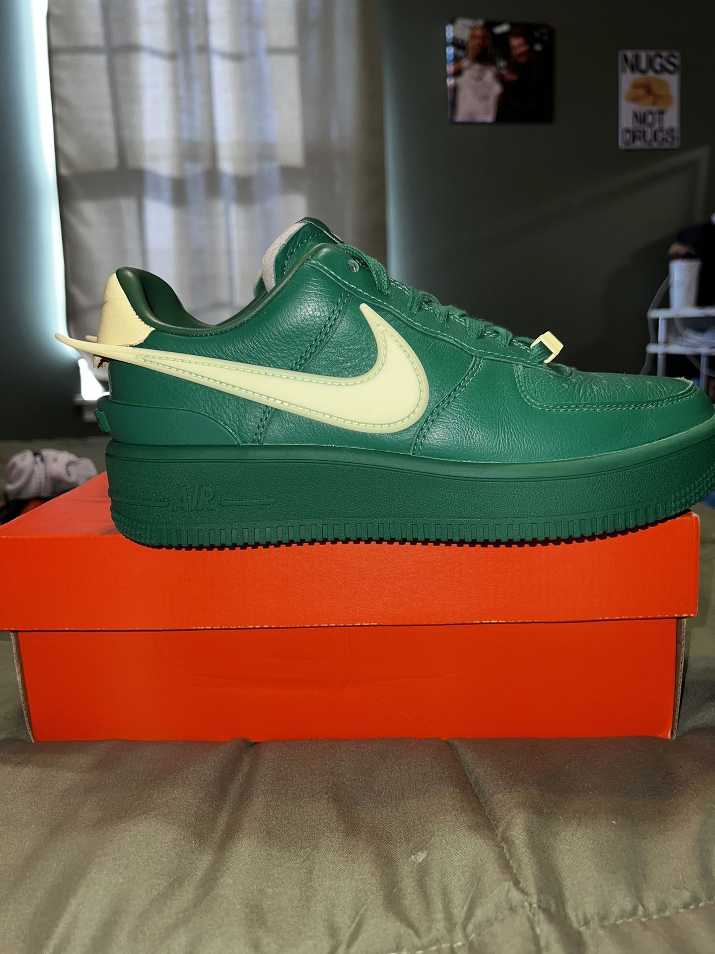 GREEN AMBUSH NIKE AIR FORCES