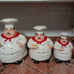 Chef 3pc Canister Set