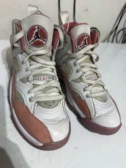Retro pink white Jordans