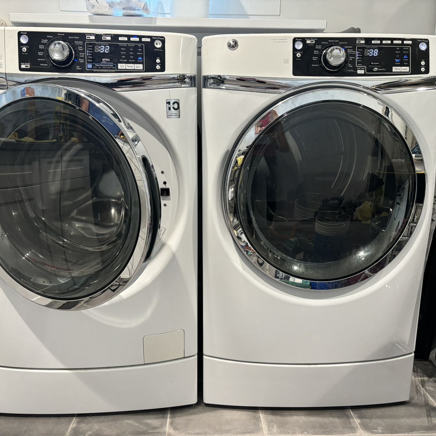 GE Front Load Washer and Dryer