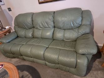All Leather Double Reclining sofa