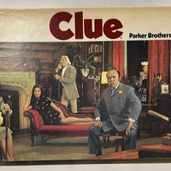 Vintage Clue Board Game 1972