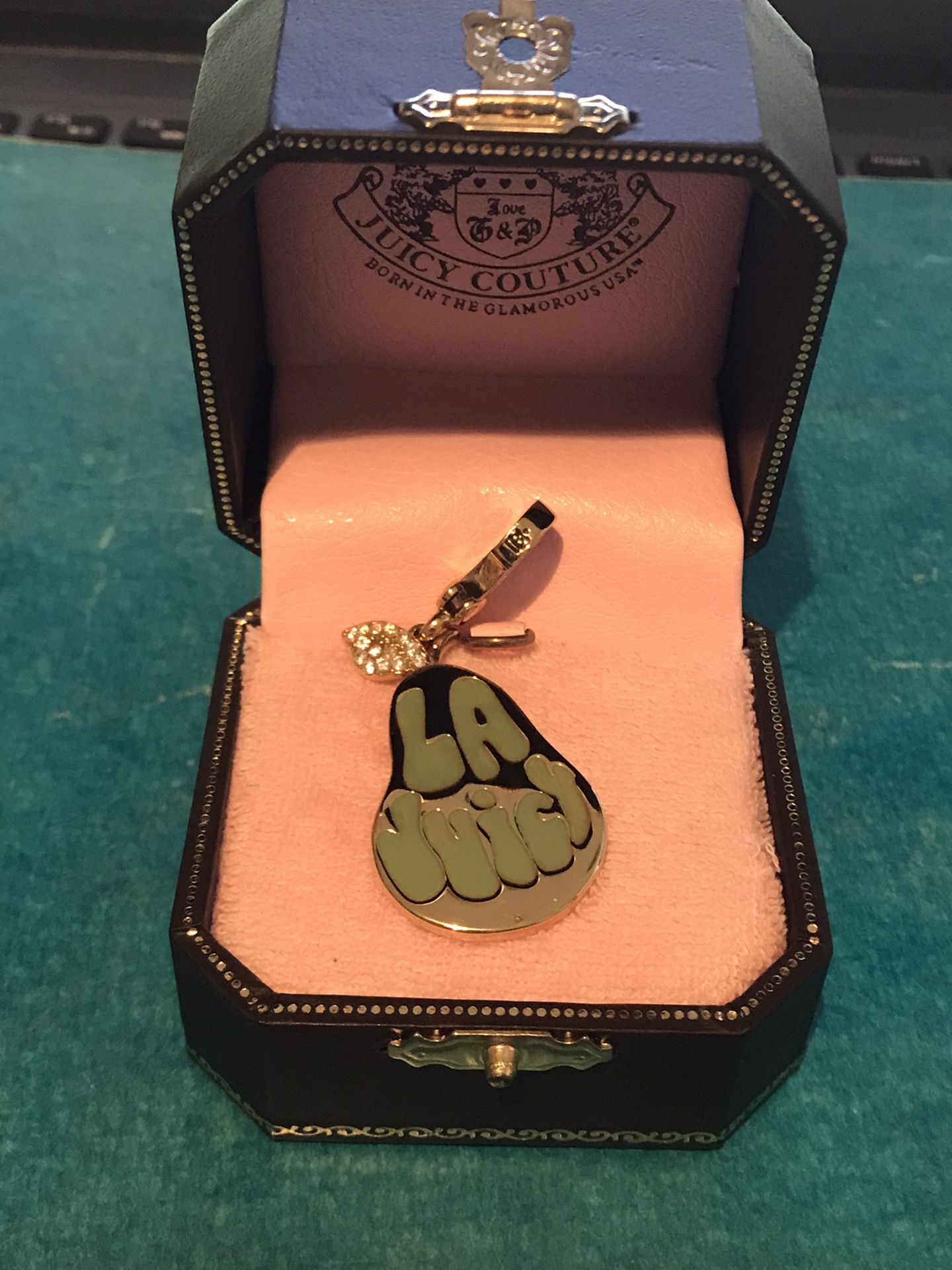 Juicy Couture Pear Necklace/Charm