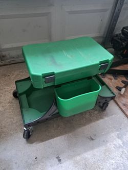 Work stool/tool chest