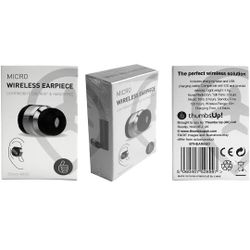 Single Bluetooth Micro Wireless Earpiece for All Smartphone,Earbuds,Lightweight 2.5cm,Discrete,Handsfree
