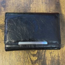 Black Pleather Wallet