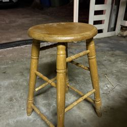 Wood Stool