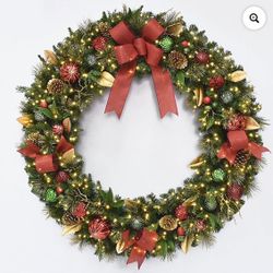 48” Oversized Christmas Wreath