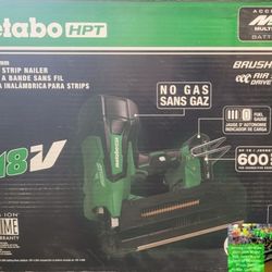 New Metabo Brushless Cordless 21 Degree Framing Nailer Kit $300 Firm Pickup Only