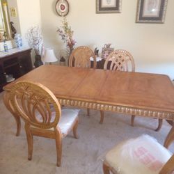 Table & Chairs & House Ful Of Items For Sale