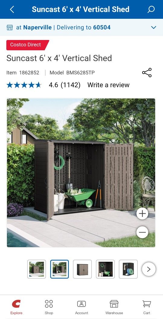 Costco Shed See Pictures For Details