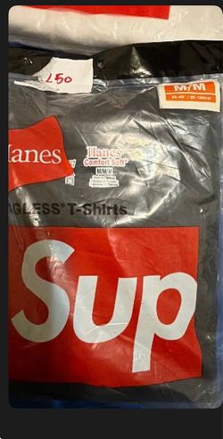 Supreme x Hanes Tagless T-Shirts Medium