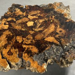 Live Edge Wood Coffee Table Apprx. 45x44x16H OBO