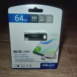 PNY DUO LINK USB 3.2 Type-C Dual Flash Drive