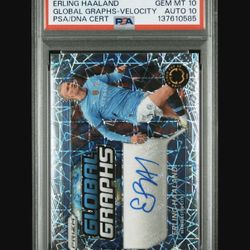 2025 PANINI PRIZM FIFA CLUB WORLD CUP GLOBAL GRAPHS #GG-EH ERLING HAALAND GLOBAL GRAPHS-VELOCITY
