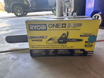 Ryobi ONE+ HP 18V Brushless 12" Chainsaw, Whisper Series — Tool Only