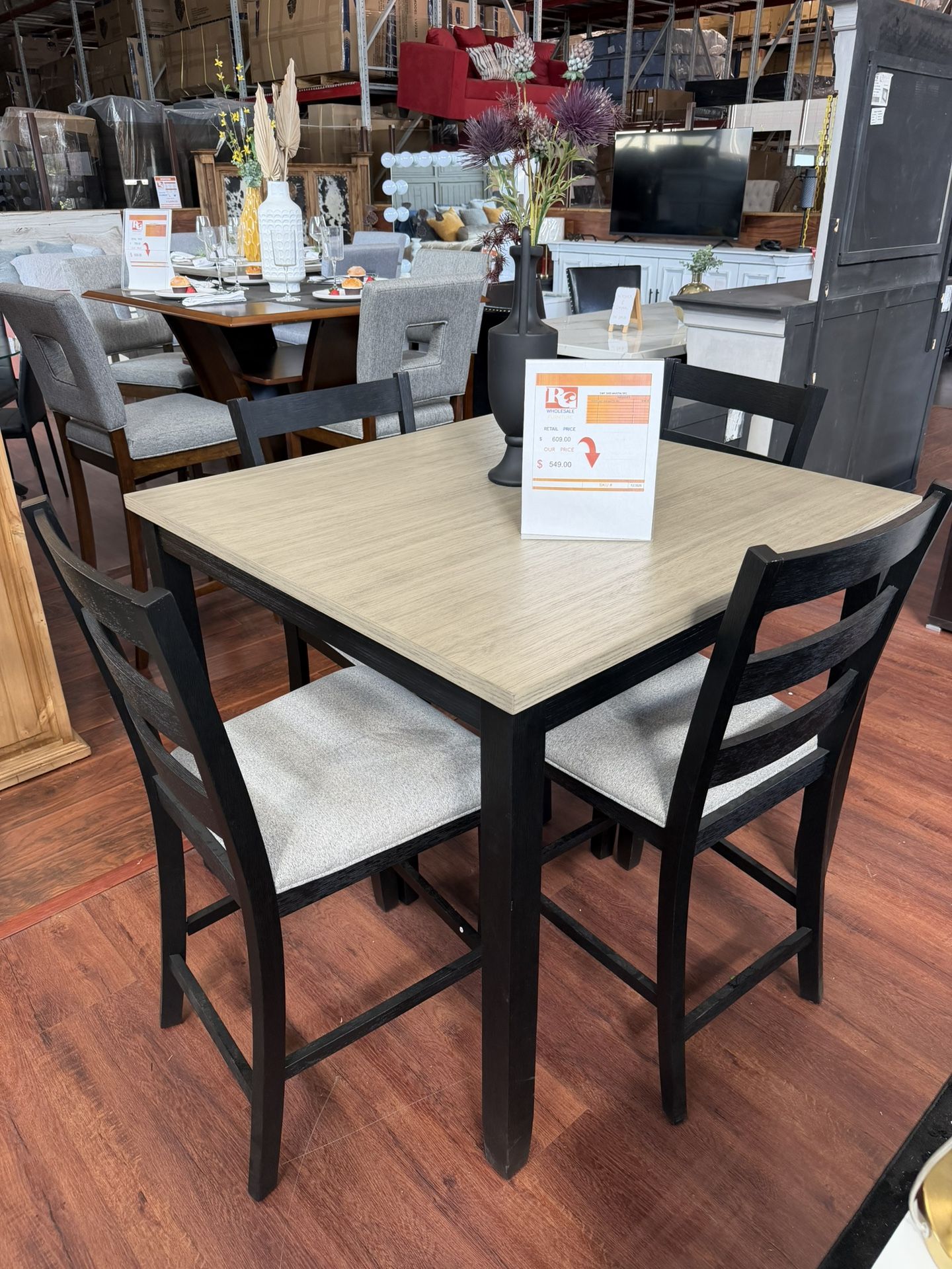 Dining Table Set $549!