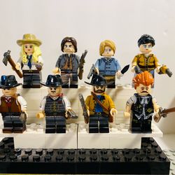Red Dead Redemption 2 Minifigures Gamers Set | New Custom LEGO Compatible Toys