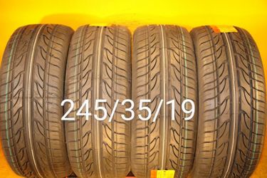 245/35/19 For Sale 4 New Tires We Service Motorcycle Tires