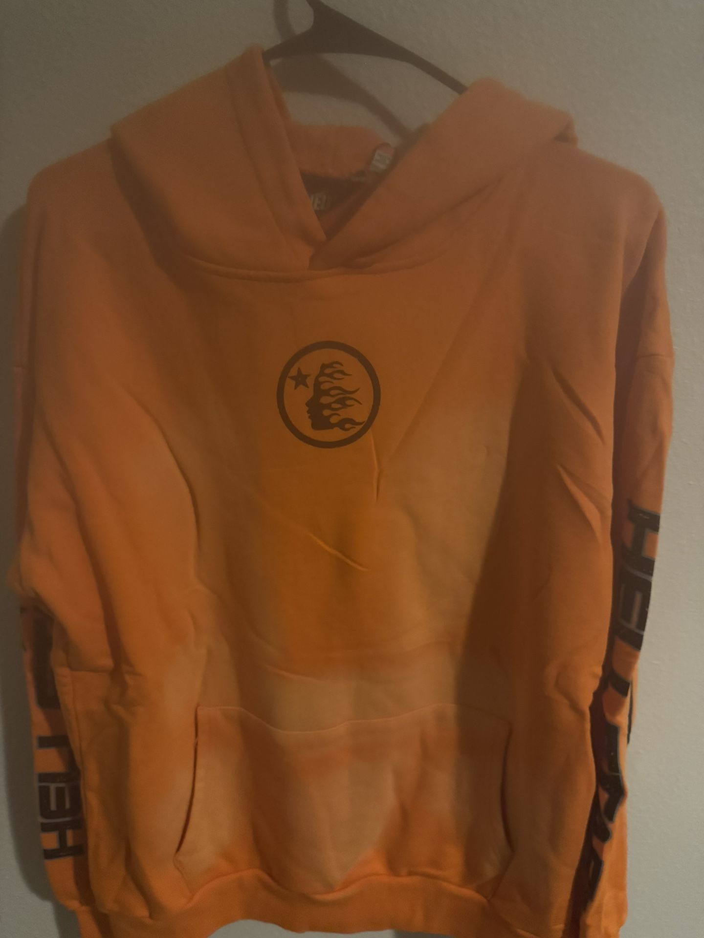 Hellstar Fire Hoodie Orange