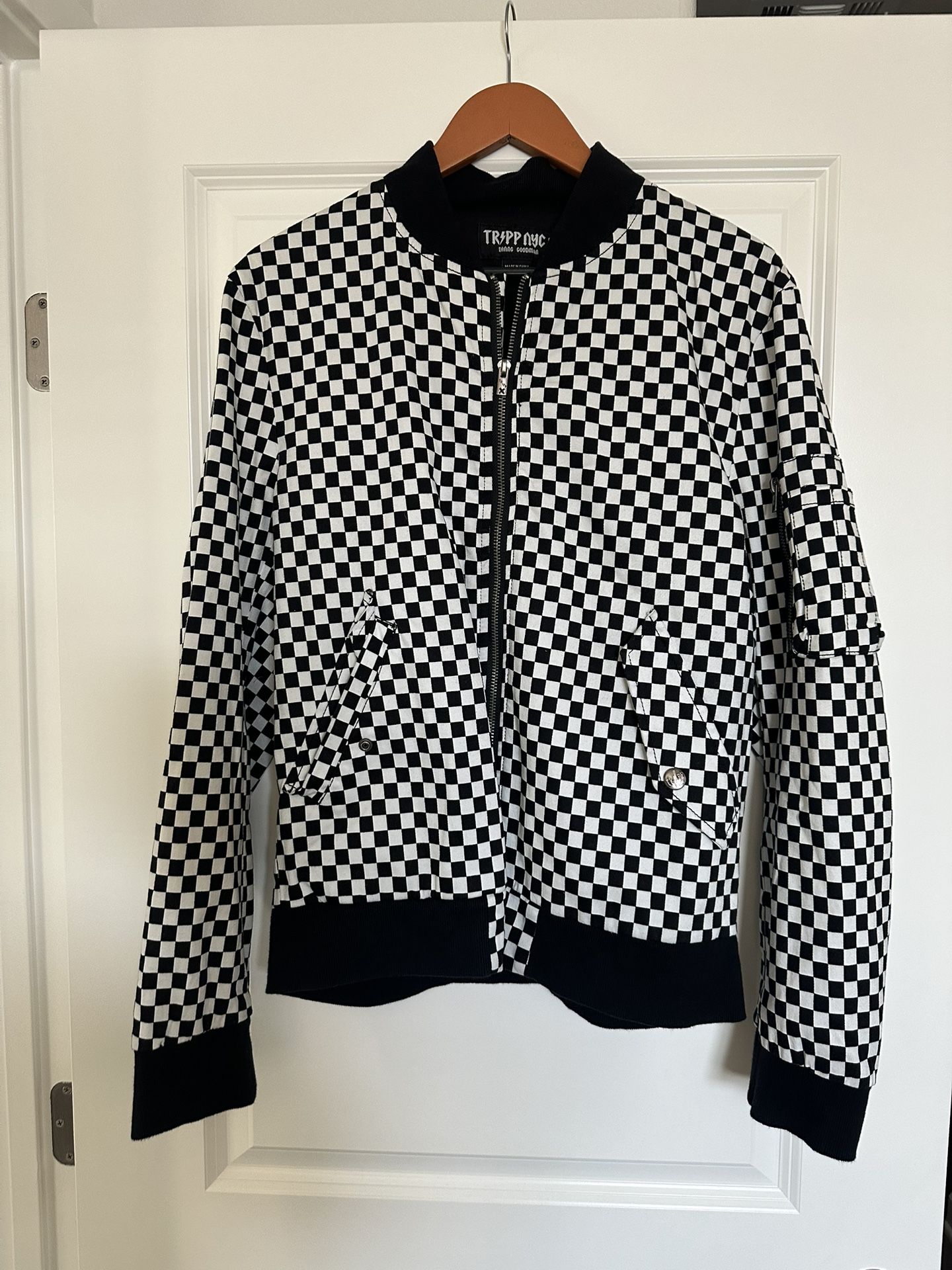 Tripp NYC Checkered Jacket MED -NWOT