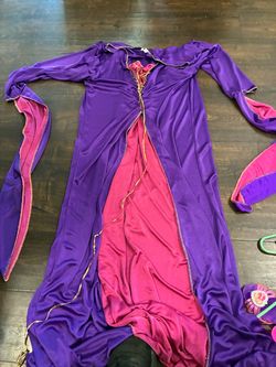 Purple and Pink Fantasy Costume Robe Sz one size fits all adult