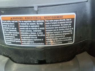 Shop vacuum