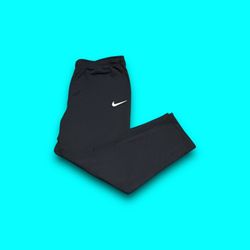 Nike Dri-fit Men's Black Fleece Tapered Training Pants Embroidered Logo 4XL
