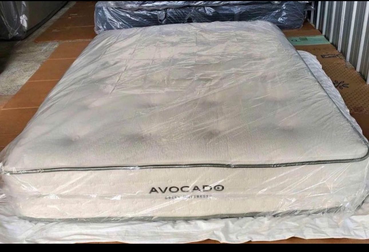Avocado Green Queen Mattress (Free Delivery)
