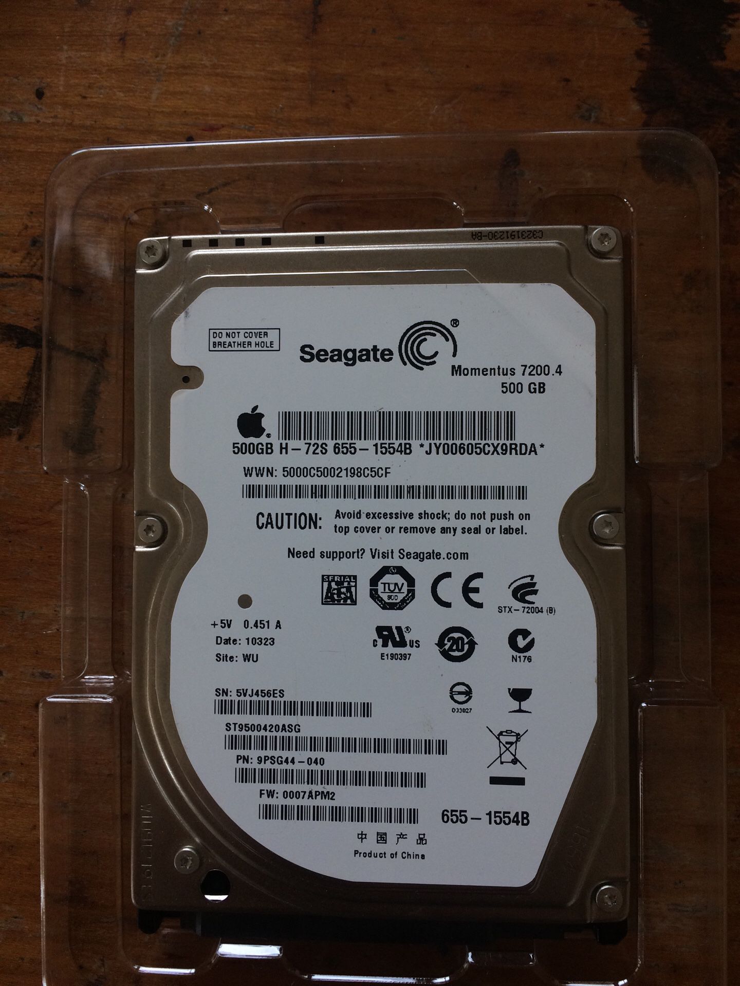 500GB seagate HD Mac or Windows laptop