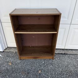 Wooden bookshelf