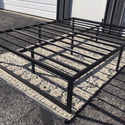 New In A Box KING Platform Bed Frame 14”h